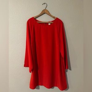 H&M Red A-Line Dress